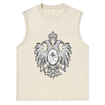 Christ the Two-Headed Eagle Christian Snowflake Washed Vest