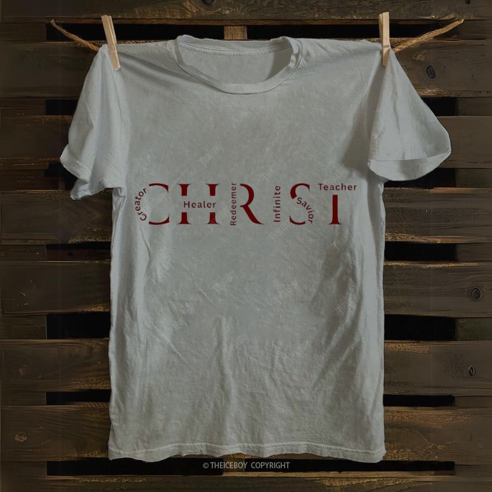 Christ's Many Roles Cotton T-shirt