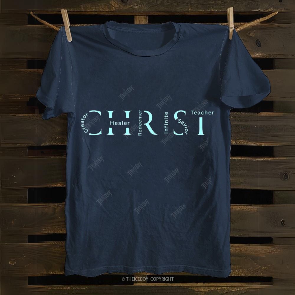 Christ's Many Roles Cotton T-shirt
