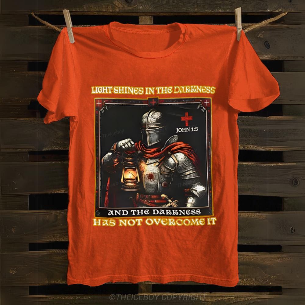 Light Shines In The Darkness Cotton T-shirt