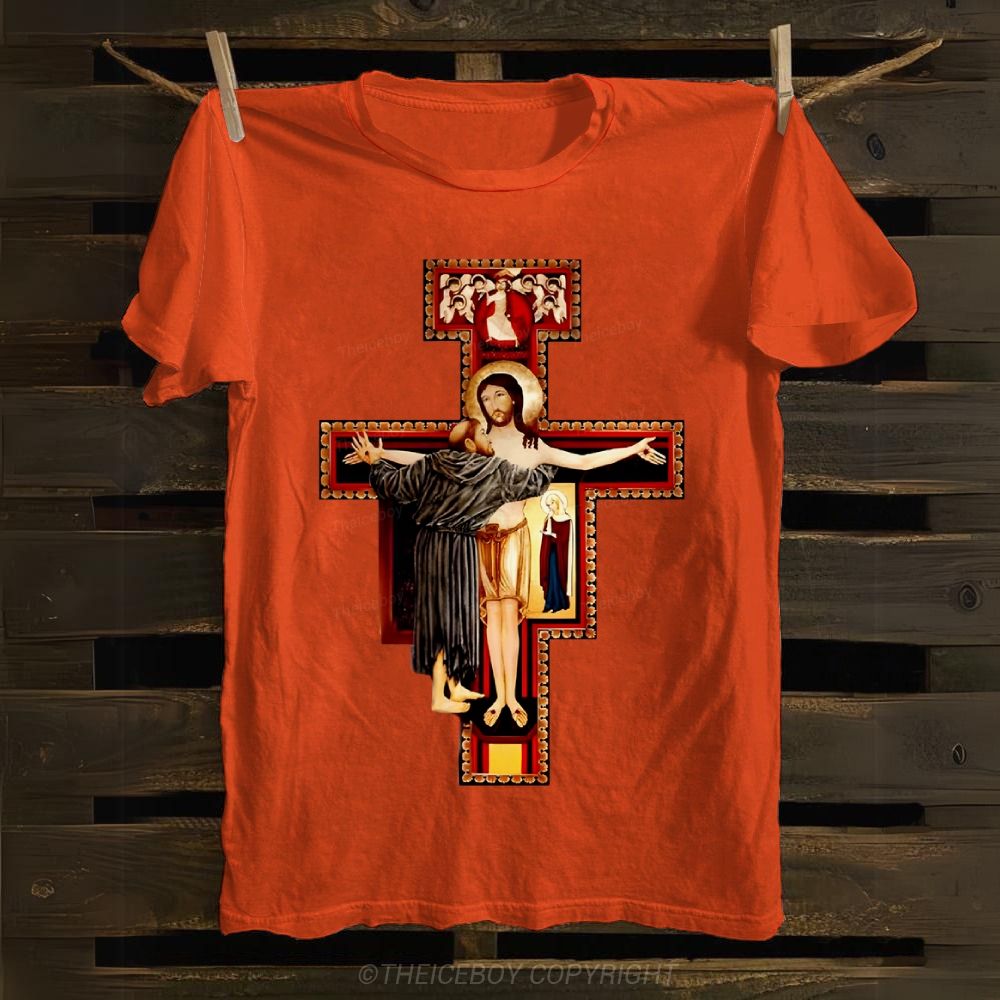 San Damiano Cross Cotton T-shirt