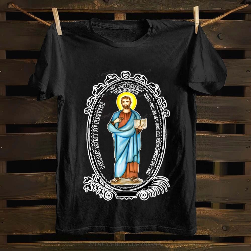 Saint Matthew Patron of Finance Cotton T-shirt