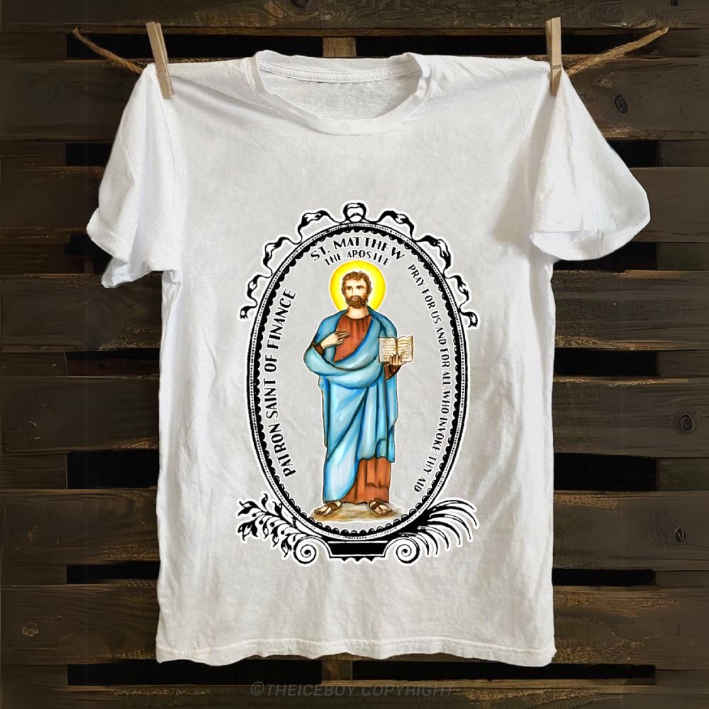 Saint Matthew Patron of Finance Cotton T-shirt