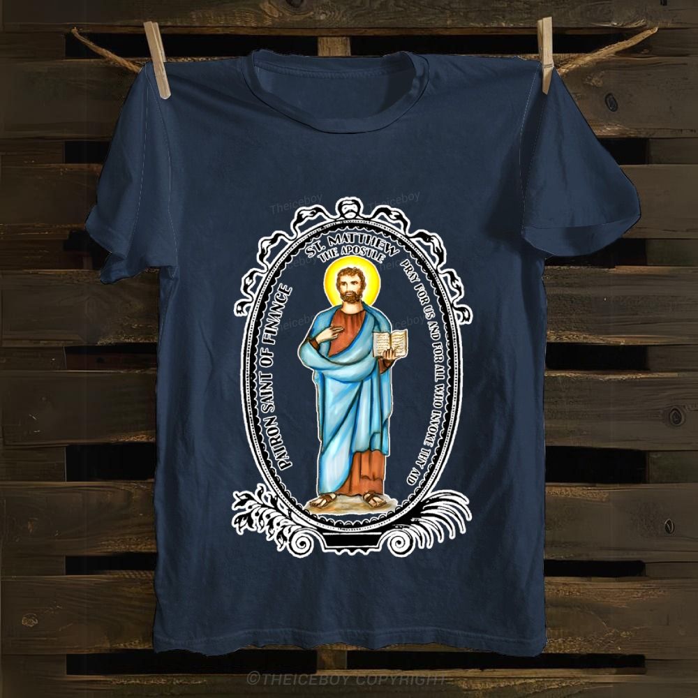 Saint Matthew Patron of Finance Cotton T-shirt
