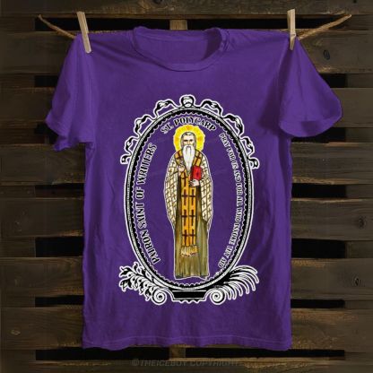 Saint Polycarp Patron of Writers Essential Cotton T-shirt