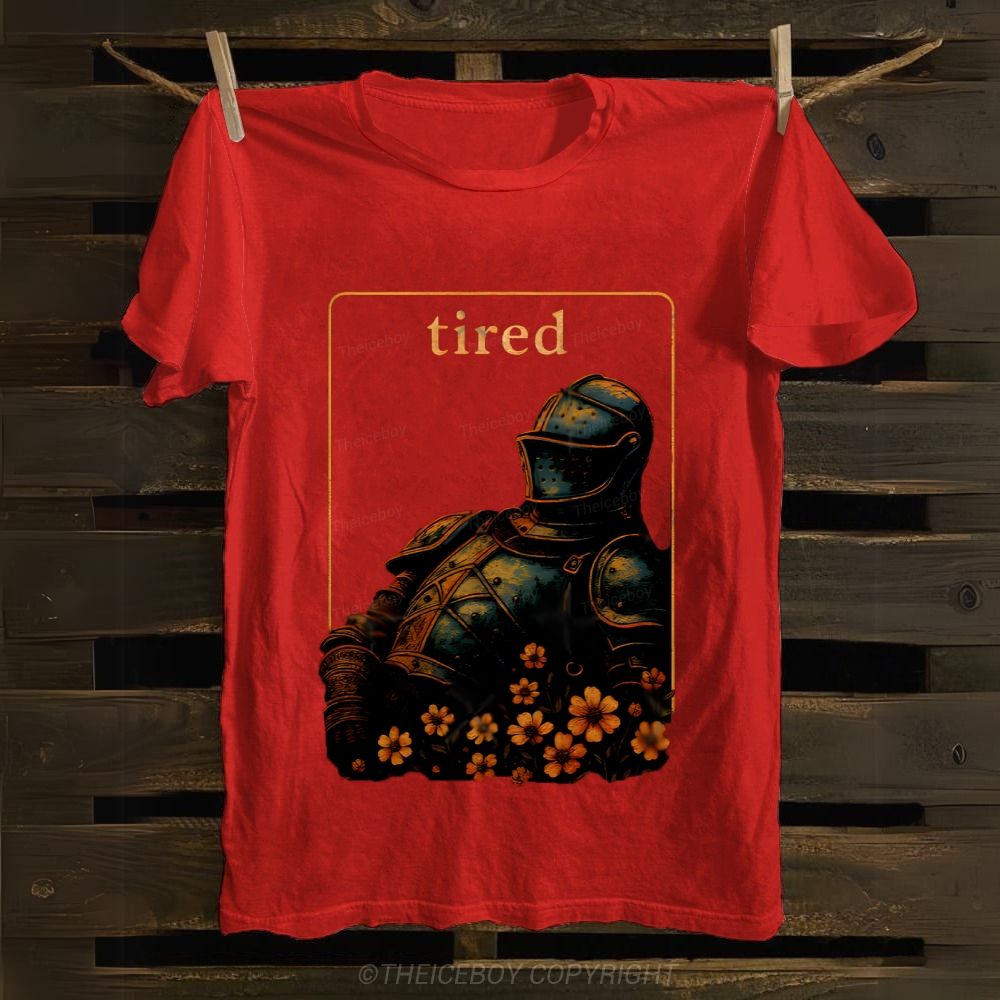 Exhausted Warriors Cotton T-shirt