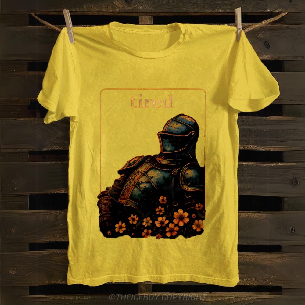 Exhausted Warriors Cotton T-shirt