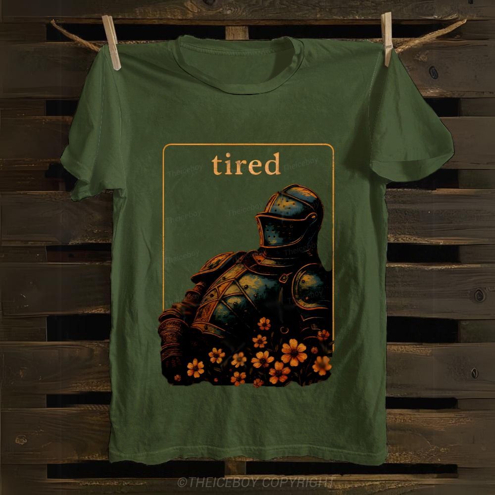 Exhausted Warriors Cotton T-shirt