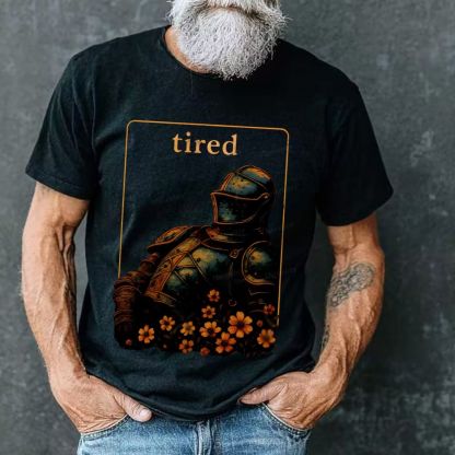 Exhausted Warriors Cotton T-shirt