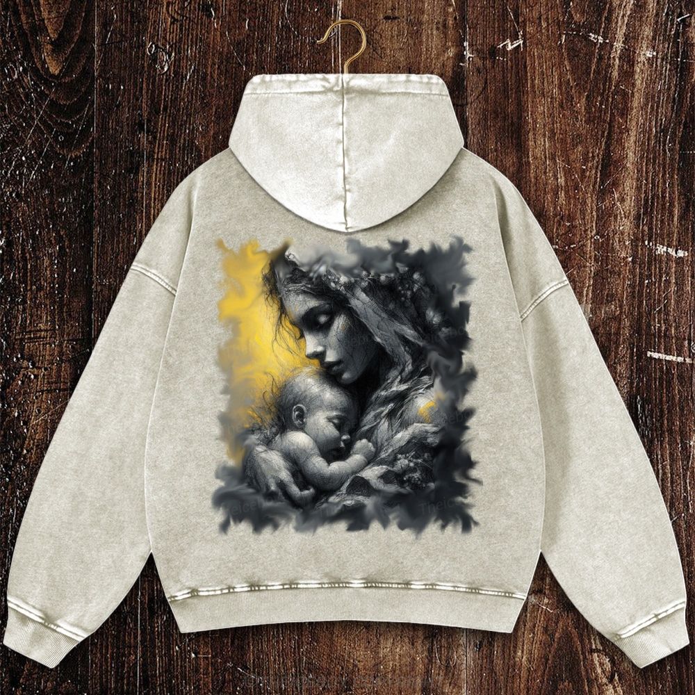 Maternal Love Washed Hoodie