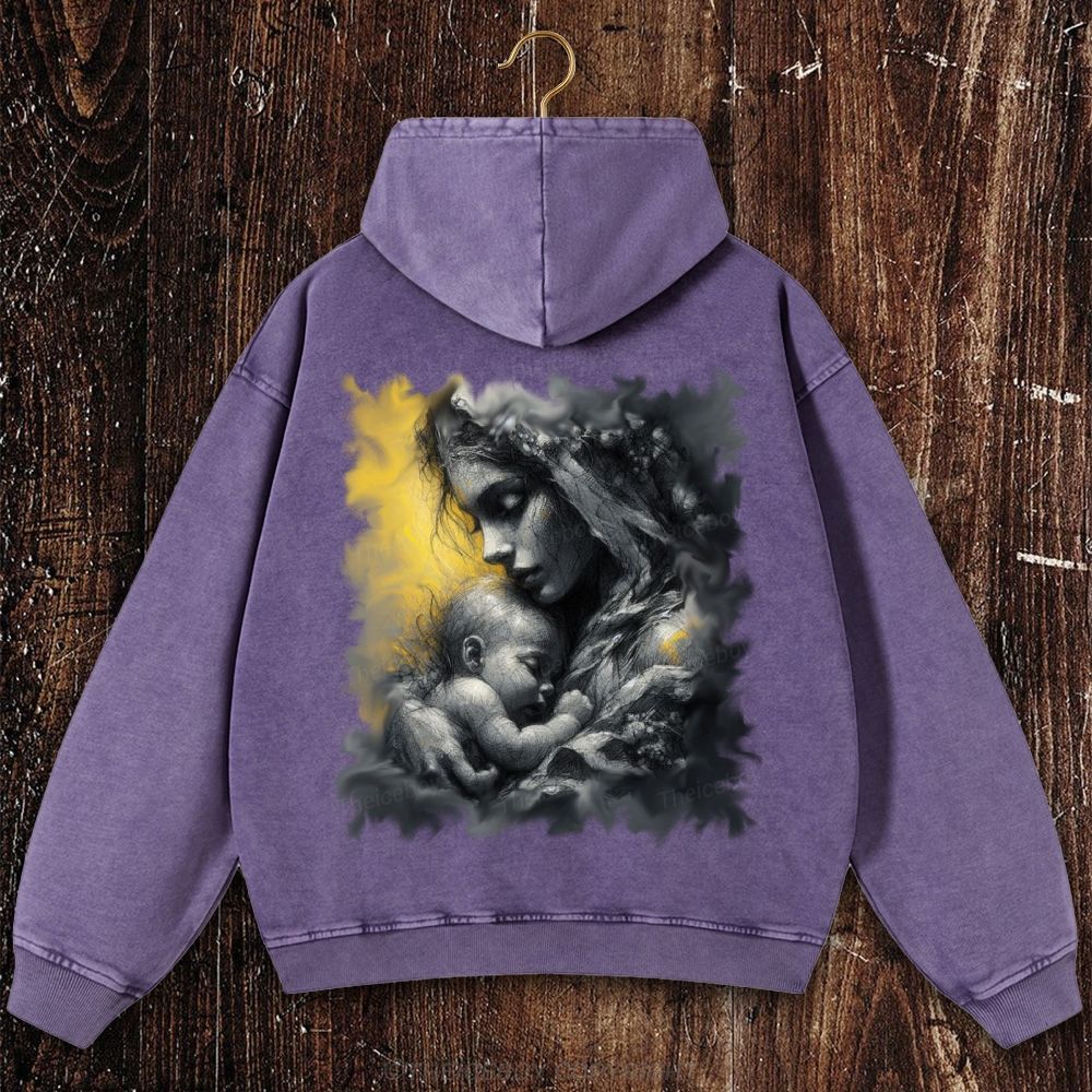 Maternal Love Washed Hoodie