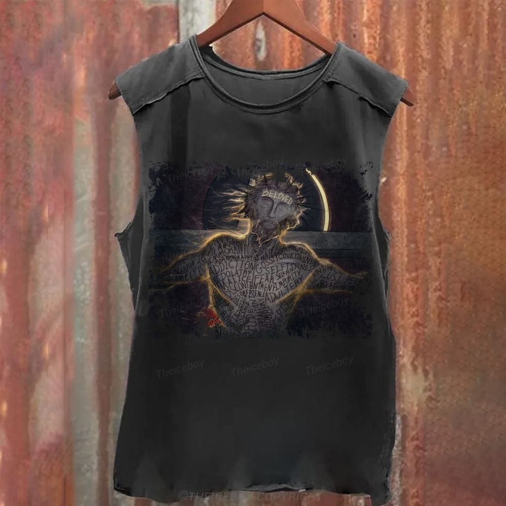 Nailed To The Cross Washed Tank Top