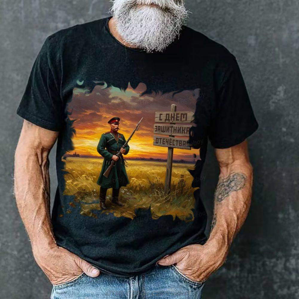 The Iron Cavalry Cotton T-shirt