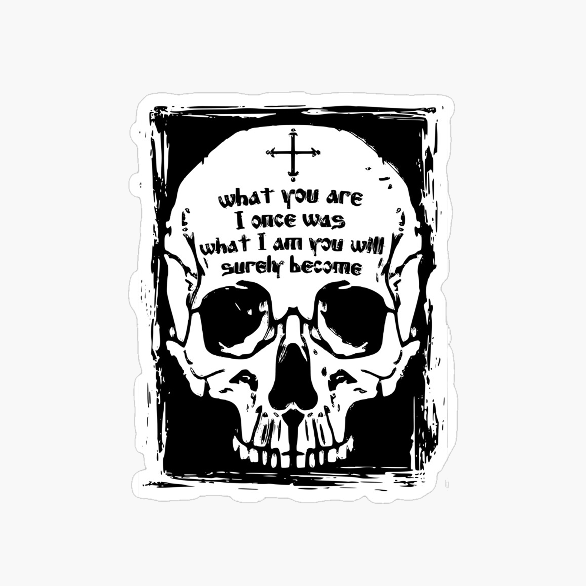 Memento Mori Sticker