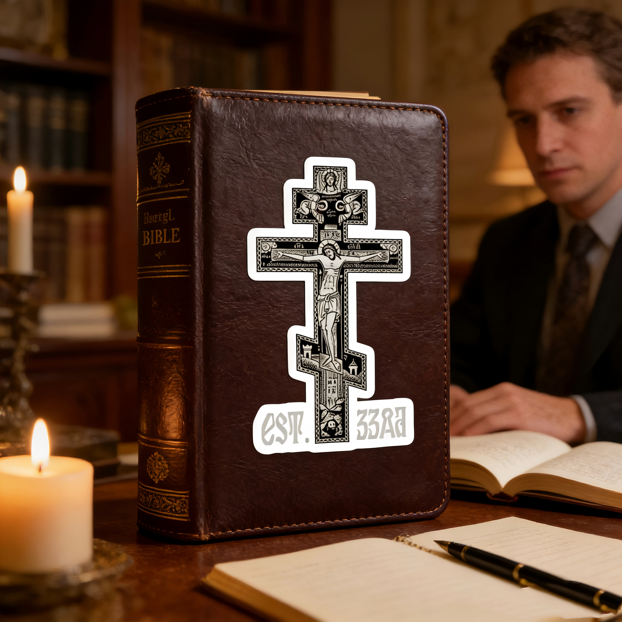 Orthodoxy Est. 33 AD Sticker