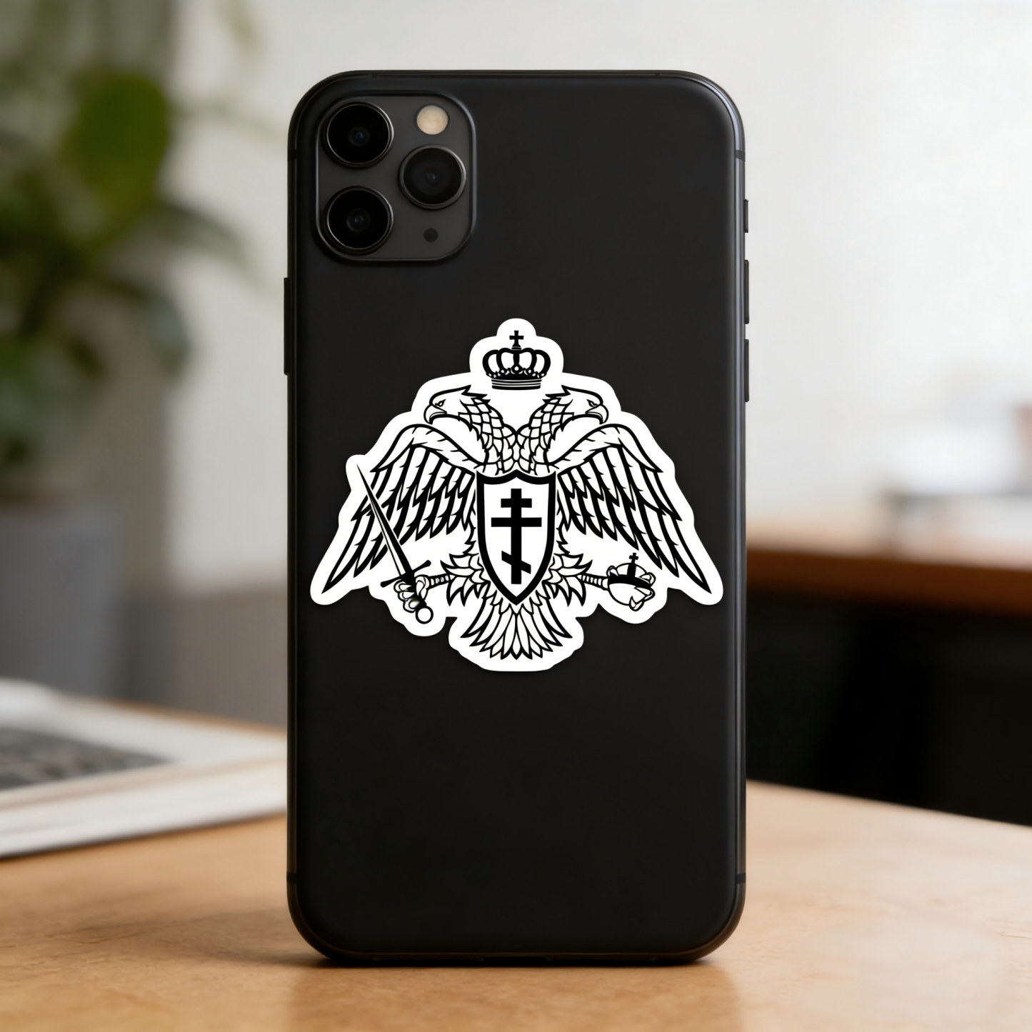 Orthodox Christian Double-headed Byzantine Eagle Journal Sticker