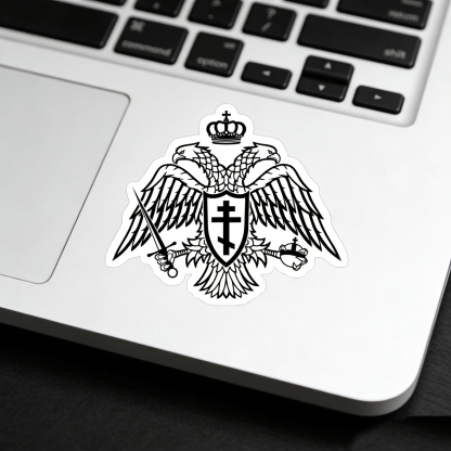 Orthodox Christian Double-headed Byzantine Eagle Journal Sticker