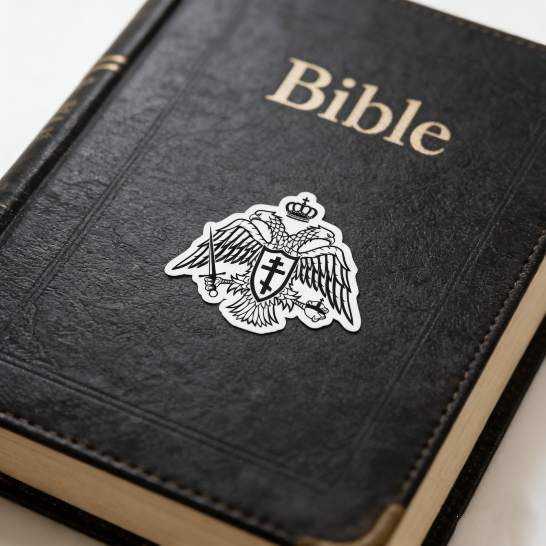 Orthodox Christian Double-headed Byzantine Eagle Journal Sticker