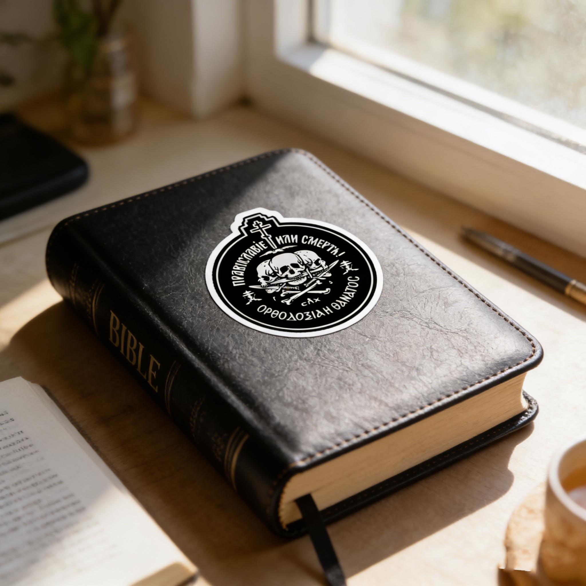 Orthodoxy or Death Russian Orthodox Sticker