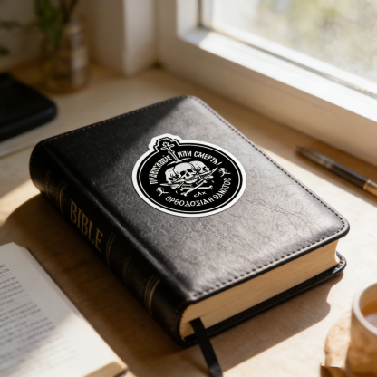 Orthodoxy or Death Russian Orthodox Sticker
