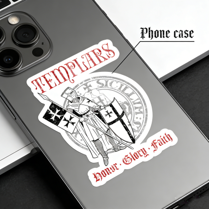 Templar Knight Sticker