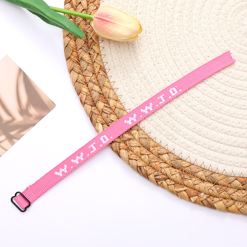 WWJD jacquard wrist strap unisex adjustable sports wrist strap