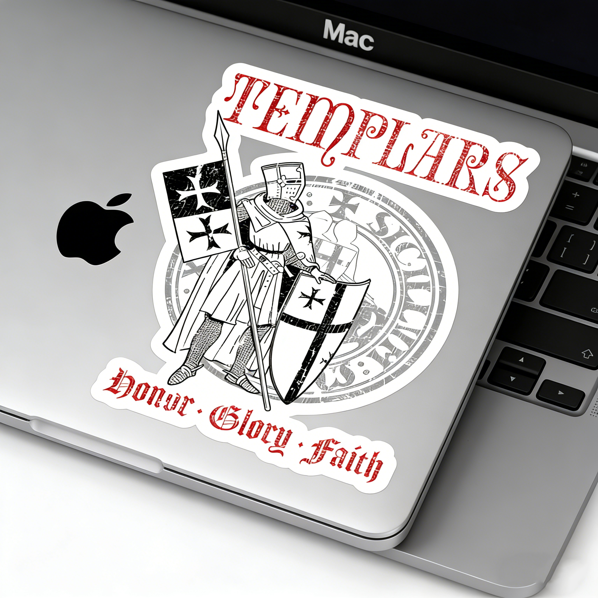 Templar Knight Sticker