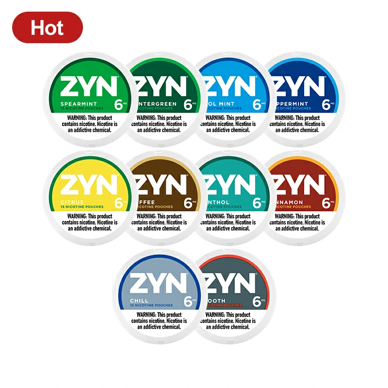 10 Flavors ZYN 3mg, 6mg Pouches Order Online
