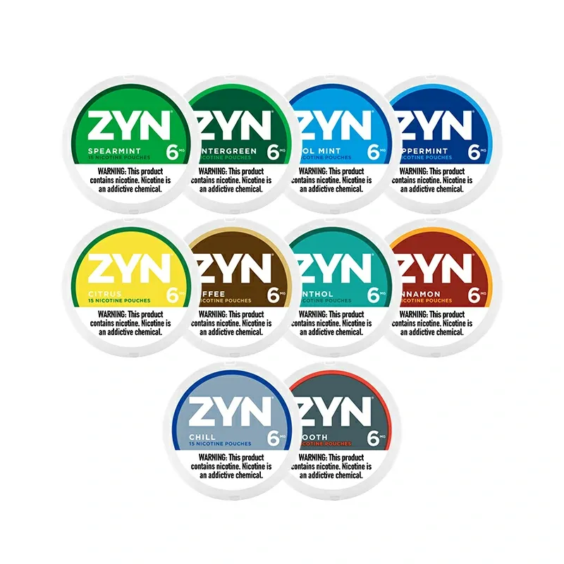 ZYN 3mg, 6mg Pouches 10 Flavors 