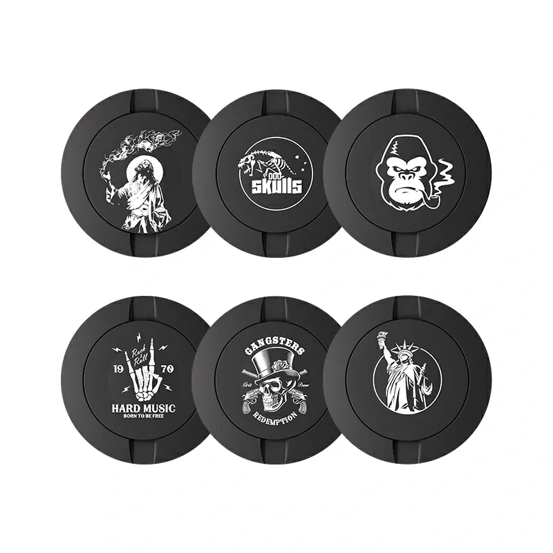 Black Metal Two-Tie Container Cans