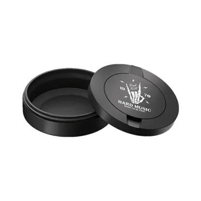 Hand Music Design Black Metal Two-Tie Container Cans