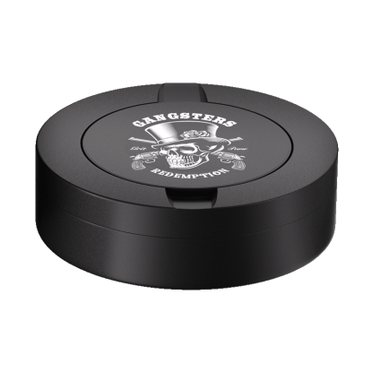 Gangsters Design Black Metal Two-Tie Container Cans-Snuseveryday