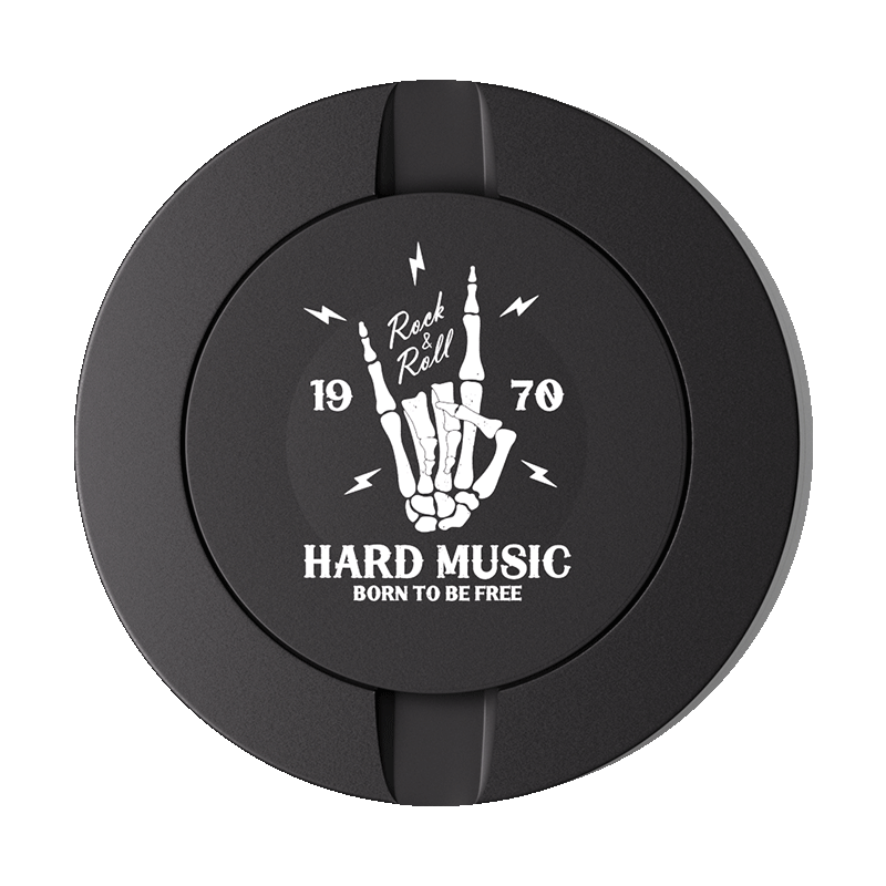 Hand Music Design Black Metal Two-Tie Container Cans-Snuseveryday