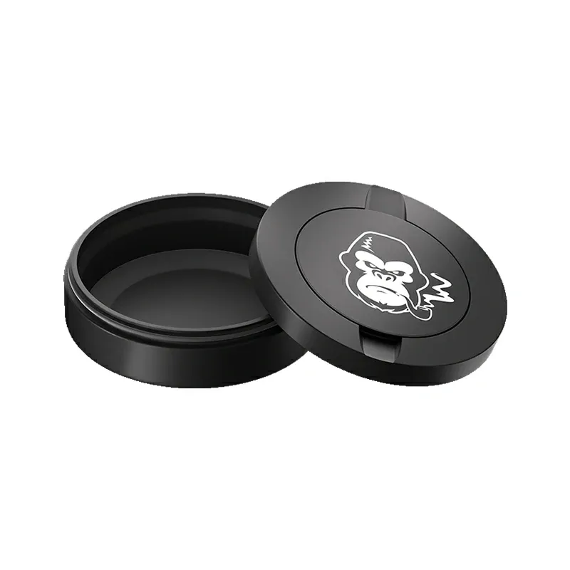 King Kong Design Black Metal Two-Tie Container Cans