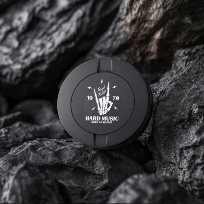 Black Metal Two-Tie Container Cans