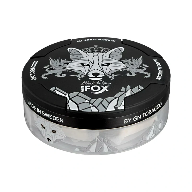 White FOX pouches 16mg with 5 Flavors