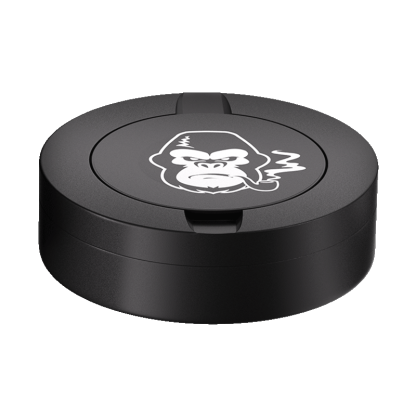 King Kong Design Black Metal Two-Tie Container Cans-Snuseveryday