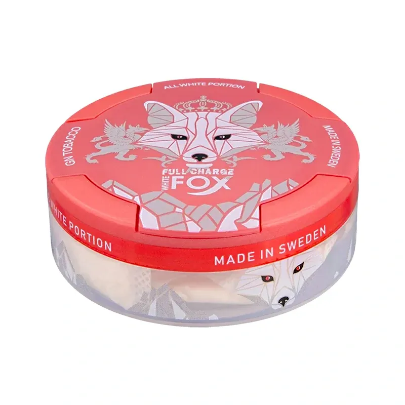 White FOX pouches 16mg with 5 Flavors