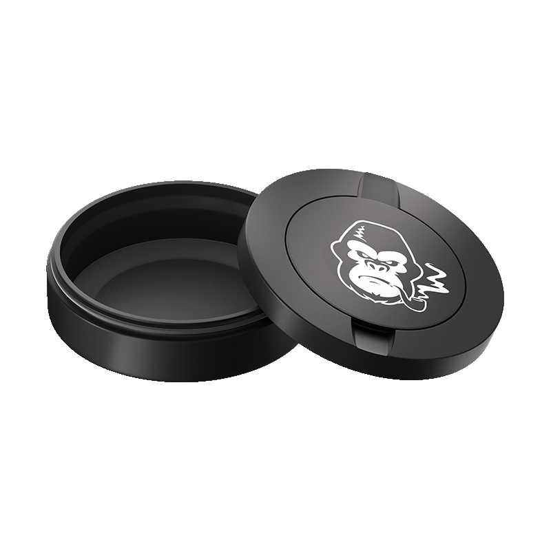 King Kong Design Black Metal Two-Tie Container Cans-Snuseveryday