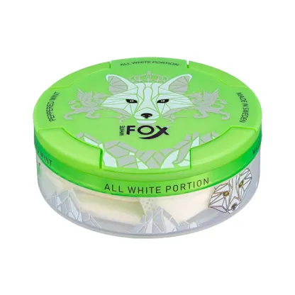 White FOX pouches 16mg with 5 Flavors