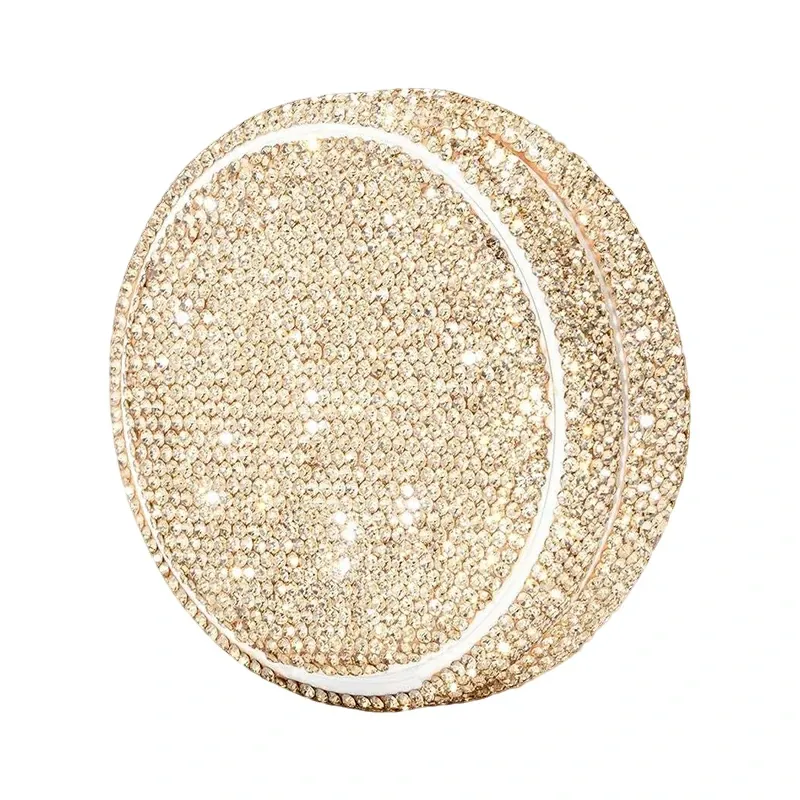 Champagne Gold Portable Case Pouch Container