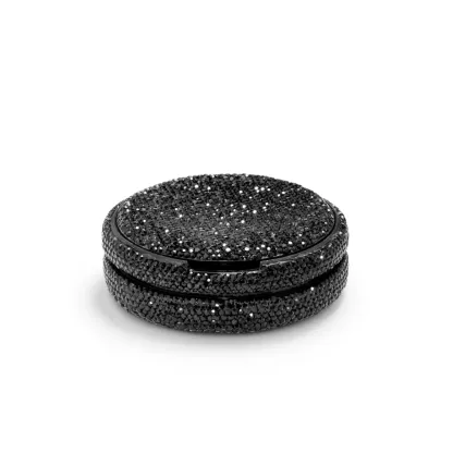 Black Portable Case Pouch Diamond Container-Snuseveryday