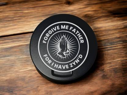 Forgive Me Father Metal Snus Can, Custom Snus Container, Tobacco Container, Dip, Gift for Lip Pillows-Snuseverydaymysite