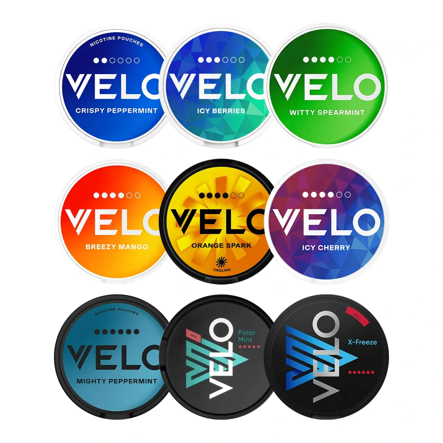 European well-known brand VELO-All Flavors