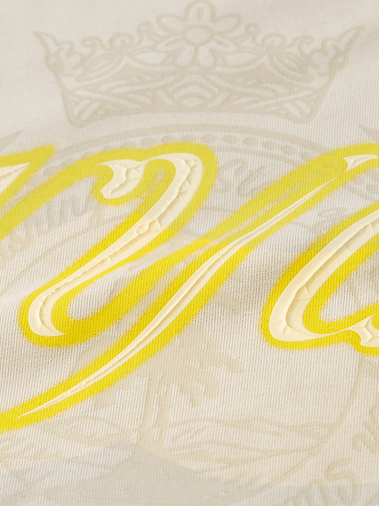 Bat Sleeve Print Street Cotton Loose Short sleeve Top T-shirt