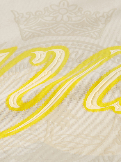 Bat Sleeve Print Street Cotton Loose Short sleeve Top T-shirt