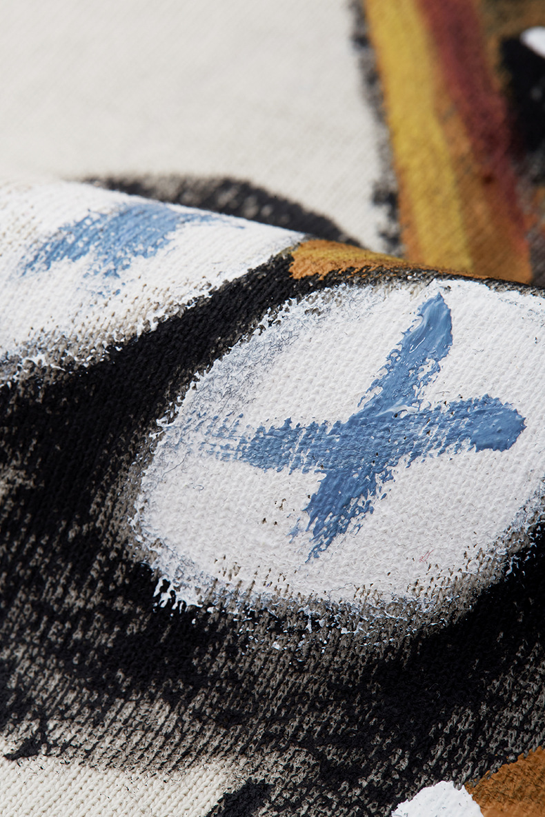 Graffiti Print Street Style Loose Short-sleeved T-shirt