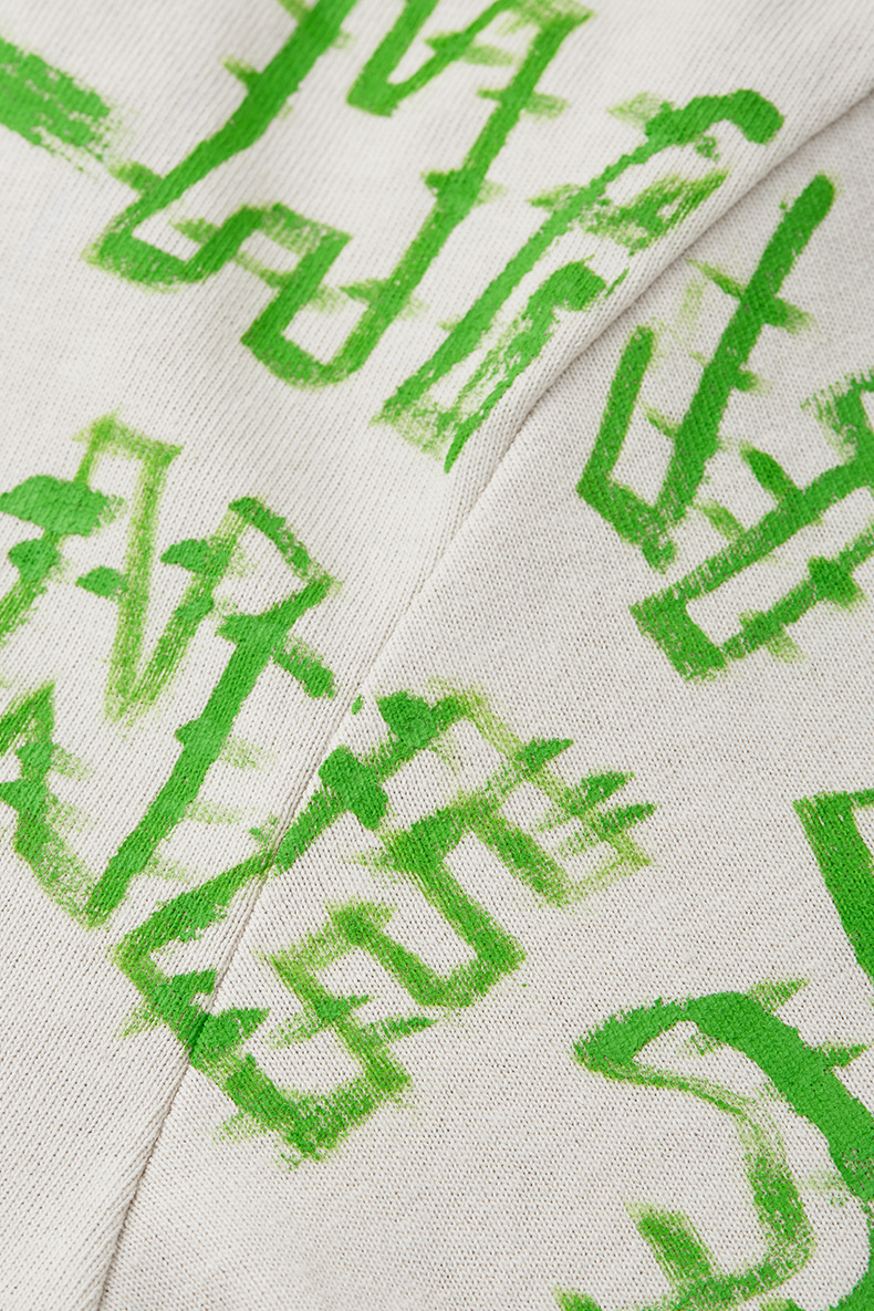 Graffiti Print Street Style Loose Short-sleeved T-shirt