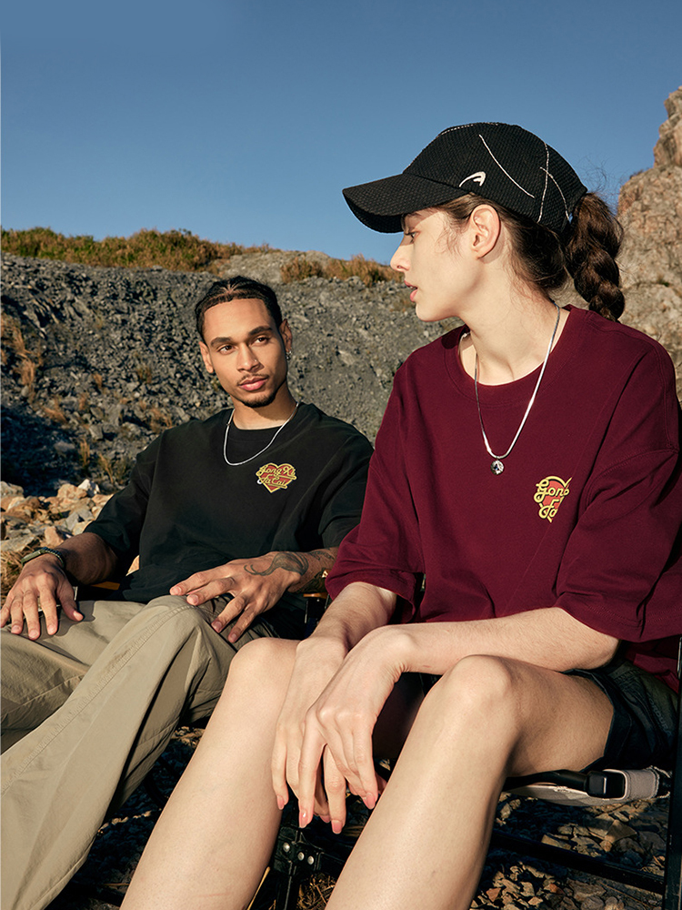 Valentine's Day Love T-shirt Street Loose Couple Short Sleeve