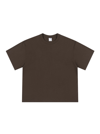 We Don't Play Printed Loose Cropped Tops Short-sleeved Cotton T-shirt